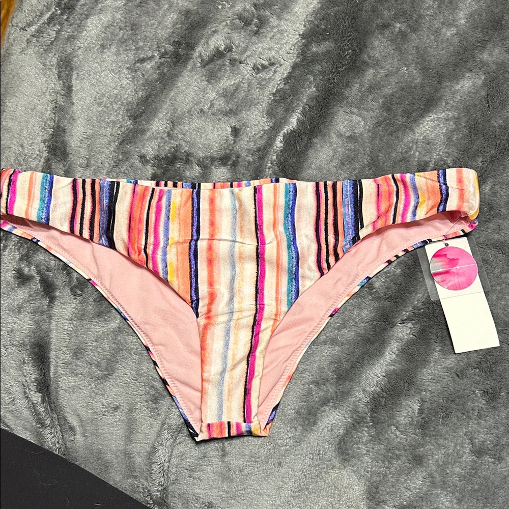 Raisins Soft Pink bikini bottom L nwt